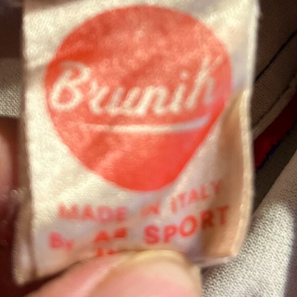 Vintage 90's Rare Brunik By AB Sport Men's Red/Blue Racing Jacket Sz 52 - Picture 11 of 15